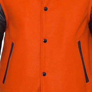 Premium Unique OEM Custom Chain Chenille Patch Embroidery <b>Leather</b> Sleeve Vintage Baseball Letterman Varsity <b>Jacket</b> For <b>Men</b> - Product Image 3