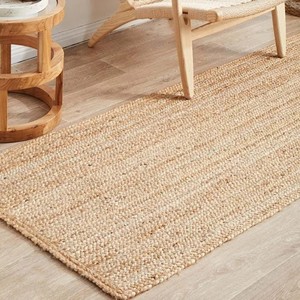 Natural Jute Stair Runner Rug Hallway Handmade Carpet Woven Anti Slip Floor Runner Farmhouse Rustic Home Decor Style - Product Image 4
