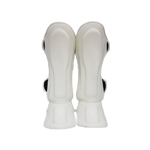 Protège-tibias en cuir de qualité supérieure, réglables, pour boxe, MMA, Muay Thai, Kickboxing, protection du cou-de-pied, OEM ODM, vente en gros - Product Image 5
