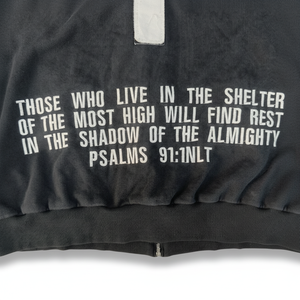 Customized Logo Digital Printed with embroidery Zipper-Up Hoodies for men 100% cotton fleece 450gsm - Product Image 5