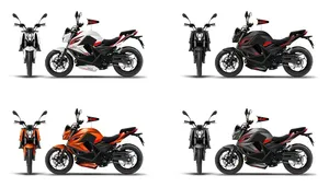 Vélo de route électrique léger, moteur 350W, batterie lithium 72V, pneus antidérapants de 12 pouces, vélo électrique personnalisé à 3 vitesses - Product Image 3