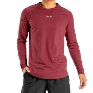 เสื้อยืดแขนยาวผู้ชายใหม่ล่าสุดสวมใส่สบายระบายอากาศได้ดี - Product Image 1