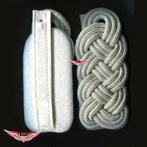 KEW Customize Light Yellow Bullion Wire <b>Braided</b> Epaulettes Shoulder Boards Durable Garment <b>Accessory</b> - Product Image 3