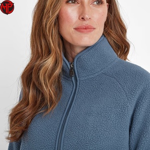 Chaqueta de Forro Polar Cálida de Invierno para Mujer, Chaqueta de Forro Polar Sherpa con Cremallera de Alta Calidad Personalizada para Exteriores - Product Image 6