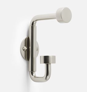 Elegante gancho individual con ganchos personalizados de latón, cobre y aluminio utilizados en baños, dormitorios y armarios con metal. - Product Image 3