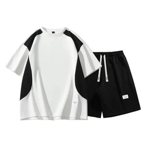 Ensemble Homme 2026 – Tenue d'Été Décontractée en Coton, Ensemble Deux Pièces Léger Imprimé pour la Plage (T-shirt et Short) - Product Image 5
