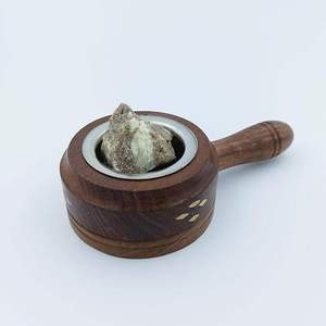 Traditional Handmade Wooden Incense Burning Box With Ventilated Carved Lid For Home Temple Meditation And Fragrance Aromatherapy - Product Image 3
