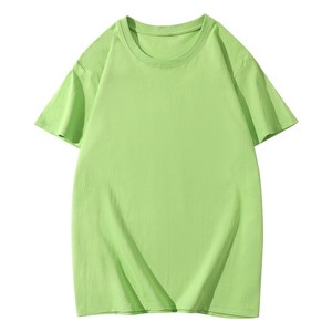 เสื้อยืดคอกลมแขนสั้นผู้ชาย OEM ผ้าฝ้าย 100% สีพื้นเรียบง่าย สวมใส่สบาย ทรงปกติ ผ้าถักเนื้อนุ่ม เป็นมิตรต่อสิ่งแวดล้อม - Product Image 6