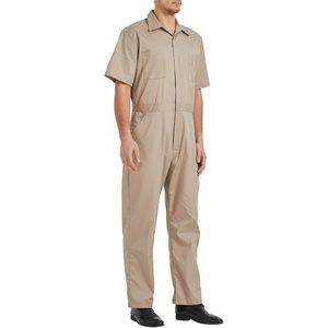 Conjunto de ropa de trabajo de tamaño regular de mono de manga corta para hombre 2025 - Product Image 2