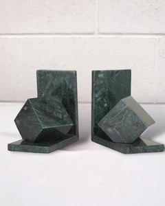 Black Attractive Marble <b>Bookends</b> With New Shape And Design For Office Desk And Table Decoration - Product Image 5