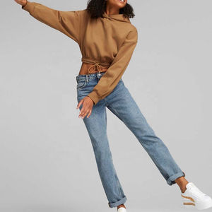 เสื้อฮู้ดดี้ YHH-157 แบบสบายๆ มีเชือกผูก ซิปหน้า มีกระเป๋า เสื้อฮู้ดดี้น่ารักสำหรับผู้หญิง วัยรุ่น สาวๆ เสื้อแจ็คเก็ตฤดูใบไม้ร่วง เสื้อสเวตเชิ้ตตัวใหญ่ - Product Image 3