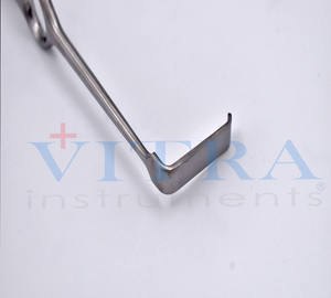 Retractor Langenbeck de Alta Calidad, Hoja de 41x11 mm, Retractor Quirúrgico de Acero Inoxidable para Heridas, Retractor Manual en Forma de L - Product Image 3