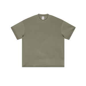 Camisetas de Hombre al por Mayor, 300 Gramos, 100% Algodón, Camiseta de Hombre con Logotipo Personalizado, Camiseta de Manga Corta Estilo Urbano para Hombre - Product Image 1