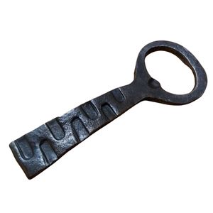 Ouvre-bouteille en fer forgé avec motif floral et finition thermolaquée pour accessoires de bar, bouchon de vin, verseur, tire-bouchon - Product Image 3