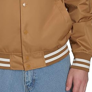 OEM Latest design Service Jacket Mens Winter Clothe Custom Bomber Jacket woven label Wholesale Blank Baseball - Product Image 3