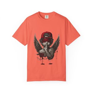 OEM Service Custom Logo Men Women T-Shirt Peach <b>Graphic</b> Print Cotton Oversized <b>Vintage</b> <b>Tee</b> Custom Screen Print Shirt O-neck - Product Image 4