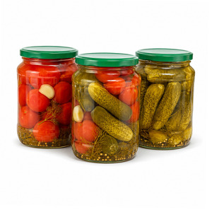 Wholesale Price Vietnam Factory <b>Pickled</b> Assorty Whole Unpeeled Cucumber and Tomato Packed in Various Size <b>Jar</b> - Product Image 1