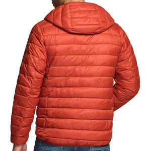 Men's Hooded Puffer Jacket <b>Lightweight</b> Quilted Winter Jacket Full Zip Warm Casual Outdoor Padded <b>Coat</b> Fashion Insulated - Product Image 2