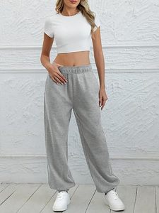 Men's Black Wide Leg Jogger Pants <b>Elastic</b> <b>Waist</b> Drawstring Casual Cotton Breathable Eco-Friendly Lightweight Autumn Wear new - Product Image 2