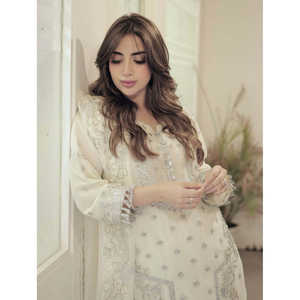 Top-Bottom de mujer de diseñador y Dupatta Set con bordado elegante - Product Image 3