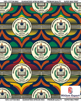 Fabricante de Telas Africanas de Lujo con Estampado de Cera, Personalizadas para Aniversarios Universitarios, Conveniones y Celebraciones, OEM Nigeria