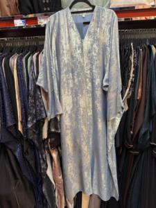 New 2026 Selling Kaftan Abaya Handmade Turkish Floor Length Long Sleeve V Neck Polyester Regular Fit Casual Evening Party <b>Flared</b> - Product Image 4