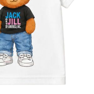 Camiseta Blanca de Manga Corta para Niños Pequeños, Cuello Redondo, Informal, para el Día a Día, para Jugar, Ir a la Escuela, Ropa Cómoda para Niños - Product Image 6