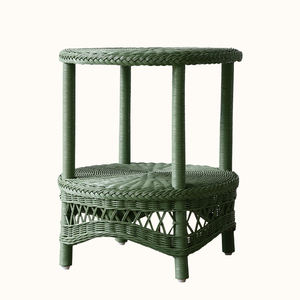 โต๊ะกาแฟหวายทรงกลมสไตล์ชายฝั่ง คอลเลคชั่นเฟิร์นกรีน โต๊ะหวายธรรมชาติสานด้วยมือ เหมาะสำหรับห้องนั่งเล่น - Product Image 6