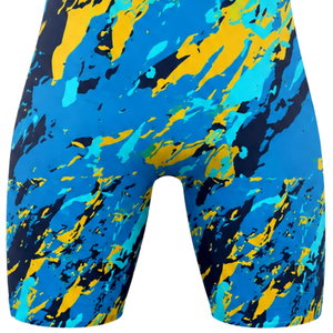 <b>Men</b> Blue Yellow Sublimated <b>Wrestling</b> <b>Singlet</b> Polyester Athletic Sports Uniform Sleeveless <b>Wrestling</b> Apparel Training Match - Product Image 6