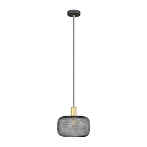 Abat-jour de lampe suspendue en bois géométrique fantaisie, découpé au laser, noir et or, luminaire de plafond pour la maison, salle à manger et salon - Product Image 6