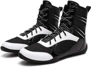 Zapatillas de Lucha Libre Personalizadas para Hombre, Ligeras, Transpirables, de Malla, Antideslizantes, para Entrenamiento Deportivo Profesional - Product Image 6