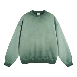 Sweat-shirt à col rond en coton 100% pour homme, taille plus, personnalisable, lavé, de haute qualité, respirant, vêtements décontractés pour homme - Product Image 5