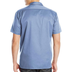 Chemise de travail à manches courtes boutonnée pour homme 2026 avec 2 poches, uniforme de sécurité pour agents et personnel de bureau - Product Image 4