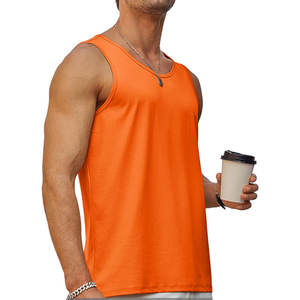 Camiseta sin Mangas para Hombre, Último Modelo, Tejida en Poliéster/Algodón, Diseño Ergonómico, Transpirable, Alto Rendimiento, Versátil, Ropa Urbana - Product Image 5