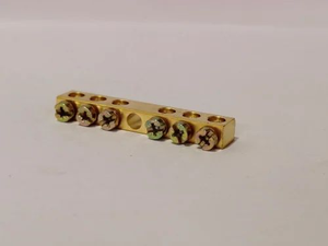 Conectores Neutros de Latón para Paneles Eléctricos, Alta Conductividad, Duraderos, Seguros, Bloque de Distribución de Cableado, Uso Industrial - Product Image 3
