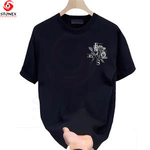 เสื้อยืดคอกลมแขนสั้นผ้าฝ้าย 100% ทรงหลวม ใส่สบาย ระบายอากาศดี สีพื้น แฟชั่นฤดูร้อน สไตล์ลำลอง พิมพ์ลาย สำหรับผู้หญิง - Product Image 2