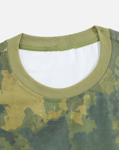 T-shirt personnalisé pour homme, coupe classique, imprimé sur le devant, manches courtes, col en V, 100 % coton jersey, décontracté, respirant, uni - Product Image 3