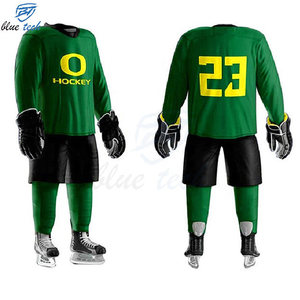 Custom Ice Hockey Jersey and Shorts Set Sublimated Professional Hockey Uniform for Teams Training and Competition - Product Image 2