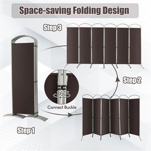 6-Panel Screen & Room Divider Premium Privacy Solution - Product Image 5