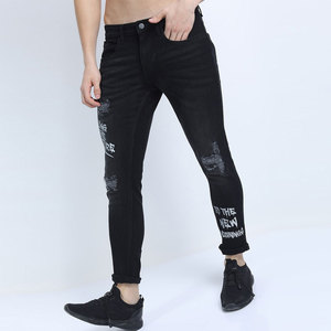 Wholesale <b>Top</b> Quality New Design Embroidery Logo Men Denim Pant Quick Dry Trendy Outfit Online Selling Men Jeans Pant - Product Image 3