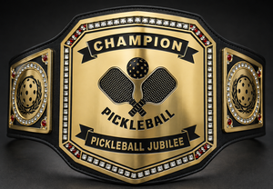 Cinturón de Campeón de Pickleball con Correa de Cuero para Eventos de Karate/Taekwondo/Judo/MMA - Premio Personalizable Unisex de 3 cm de Grosor - Product Image 2