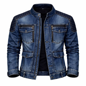 New In Stock Winter <b>Jacket</b> <b>Men</b> <b>Jeans</b> <b>Jacket</b> Streetwear Hot Sale Customized Size <b>Men</b> <b>Jeans</b> <b>Jacket</b> - Product Image 1