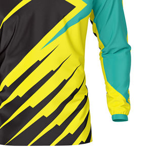 Jersey de Motocross Transpirable, 100% Poliéster, Diseño Personalizado, Manga Larga, Secado Rápido, Ropa de Carreras de Motociclismo con Colores Personalizados - Product Image 6
