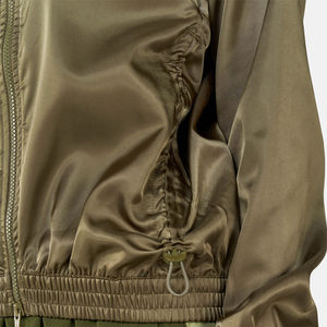Full Customized High Quality Breathable Eco-Friendly Women's Bomber <b>Jacket</b> with Bamboo Lining and <b>Sheep</b> <b>Skin</b> Leather - Product Image 4