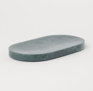 Marble Vanity Organizer Tray Rounded Edge <b>Decorative</b> Stone Tray Bathroom Counter Storage Tray Luxury Home Decor Accessories best - Product Image 3