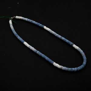 Natural Blue <b>Opal</b> Smooth Heishi Tyre Gemstone Choker <b>Necklace</b> 6mm <b>Opal</b> Jewelry For Women Blue <b>Opal</b> <b>Necklace</b> Wholesale Price Bulk - Product Image 1