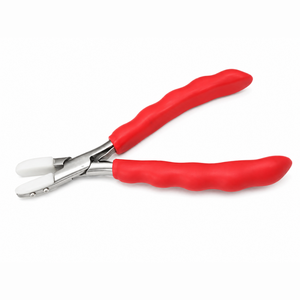 Pince à bec plat en nylon, outil de bijouterie en acier inoxydable pour la fabrication de bijoux DIY, la manipulation des fils, avec poignée souple et non-abrasive - Product Image 6