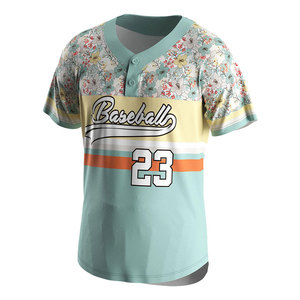 Full Button <b>Baseball</b> <b>Jersey</b> Custom Print Team Wear <b>Bulk</b> Wholesale Quick Dry <b>Baseball</b> <b>Jersey</b> Custom Sublimation Team Sports Shirt - Product Image 1