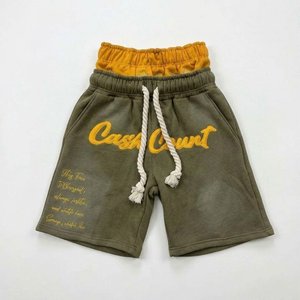 Olive Green Graphic Men’s Hoodies Shorts Set Custom Embroidery Logo Streetwear Tracksuits Casual Jogger Fashion Apparel Hoodies - Product Image 4