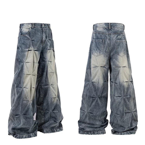 High Quality Lightweight <b>Men's</b> Denim <b>Jeans</b> Custom Color & Logo Quick Dry Breathable Eco-Friendly Straight Leg Casual Fit - Product Image 1